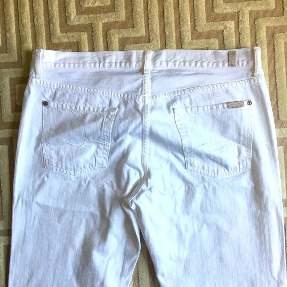 7 For All Mankind crisp white